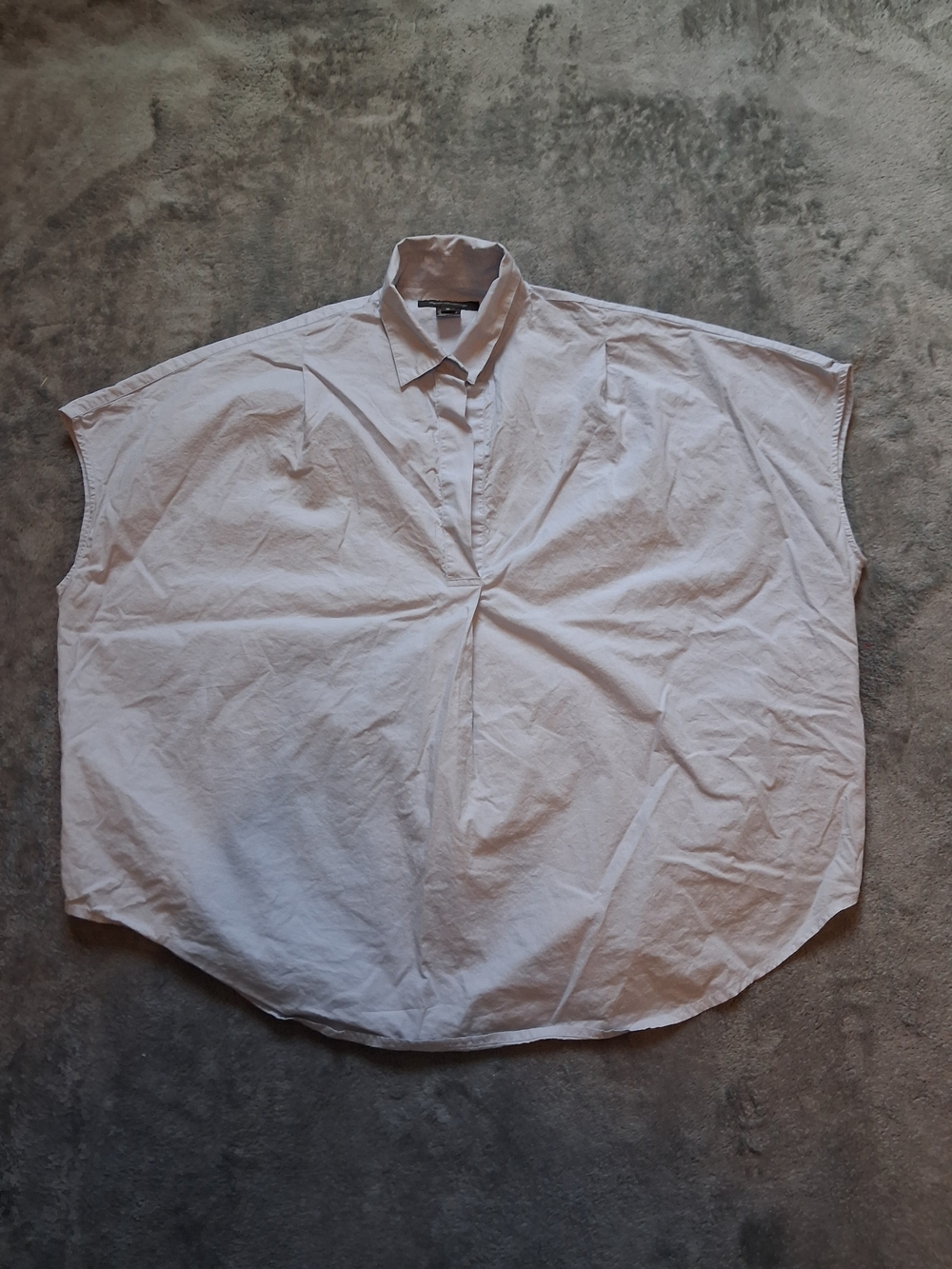 Frech Connection Light Blue Short-Sleeve  Shirt Boxy Oversized Medium - Picture 2 of 8